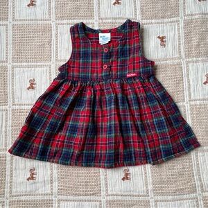 Vintage Osh Kosh “Baby B’Gosh” Plaid Dress